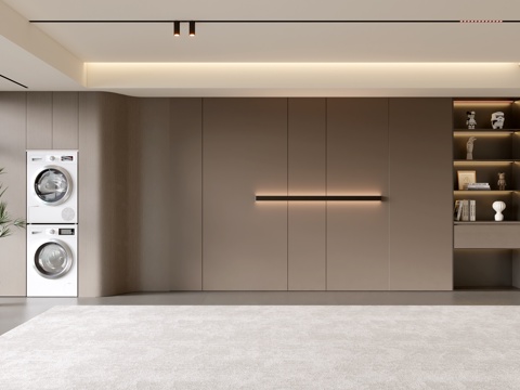 意式客厅 现代客厅 沙发背景墙 沙发背景su模型