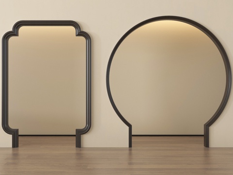 新中式门洞 门套垭口su模型