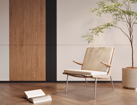 现代休闲椅 金属休闲椅 布艺休闲椅su模型