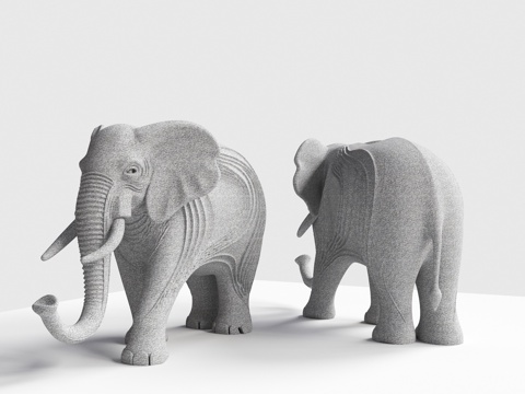 大象雕塑 动物雕塑 景观雕塑 公园雕塑 大象艺术雕塑 动物大su模型