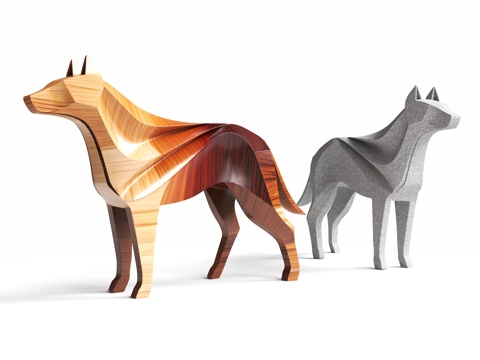 狗雕塑 动物雕塑 景观雕塑 公园雕塑 艺术雕塑 动物狗雕塑su模型