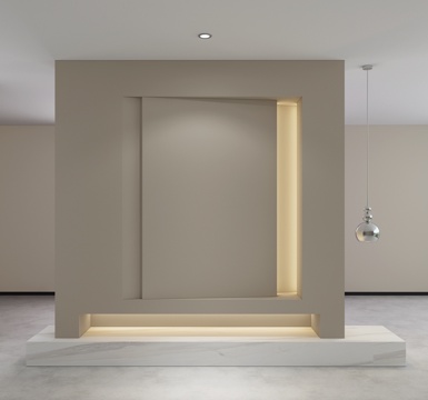 现代入户玄关 玄关背景 玄关隔断 装饰性玄关su模型