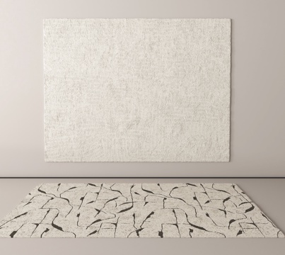 现代地毯 方形地毯su模型