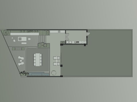 庭院平面图cad施工图