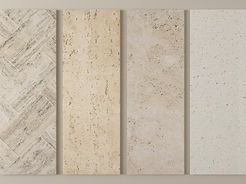 现代石材 花岗石 大理石su模型