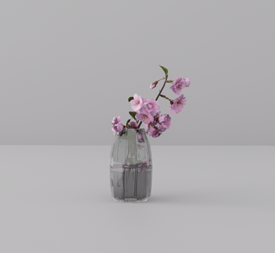 花瓶摆件su模型