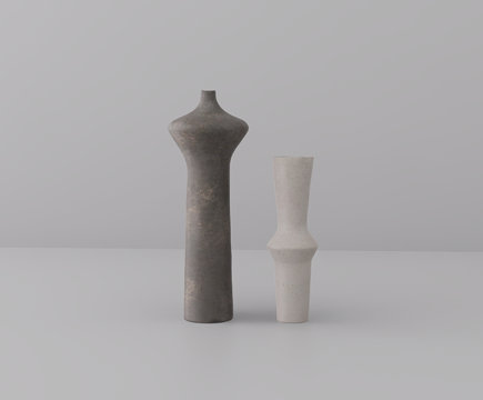 摆件组合su模型