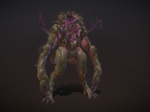 生物机甲-VR快速雕塑挑战su模型