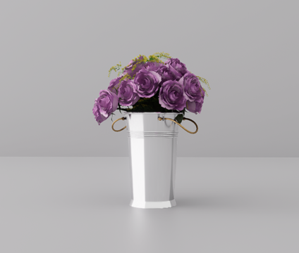 花卉摆件su模型