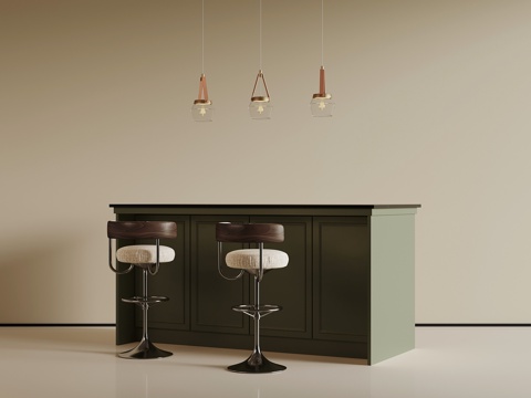 法式吧台su模型