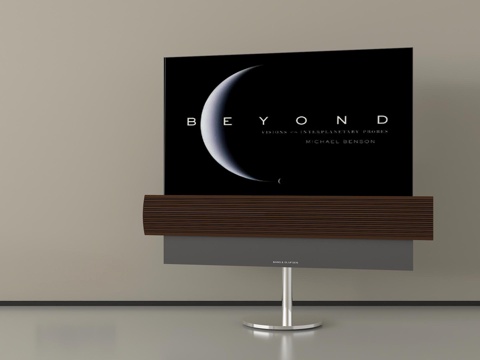  现代液晶电视   支架电视3d模型 