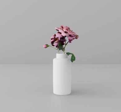 花瓶摆件su模型