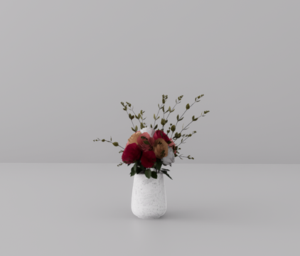 花卉摆件su模型