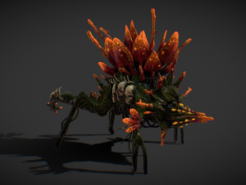 异星植物猎人-超级生命体su模型