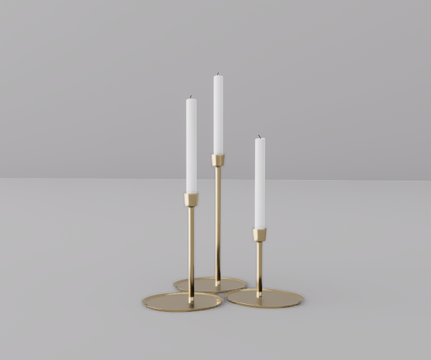 烛台摆件su模型