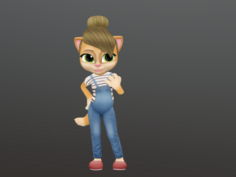 怀孕会说话的猫艾玛su模型