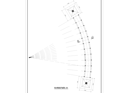 山庄会所前荷塘景观CAD施工图全套cad施工图