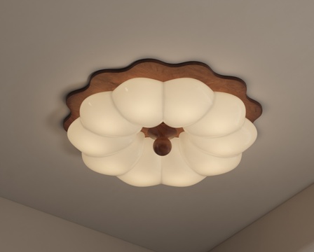 法式吸顶灯su模型