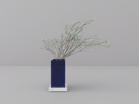 植物摆件su模型