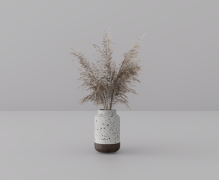 植物摆件su模型