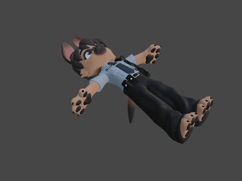 [空想造物-KONGZOO]制服小狗su模型