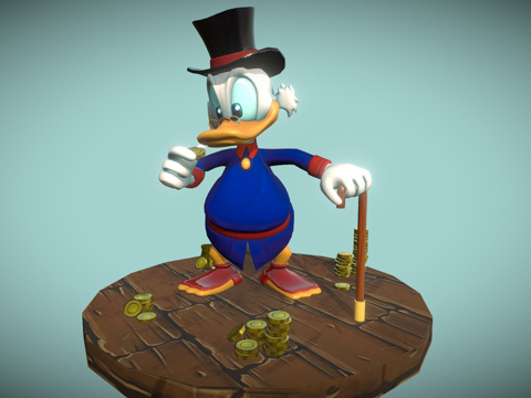 史高治·麦克老鸭su模型