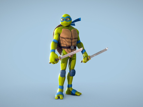 忍者神龟莱昂纳多su模型