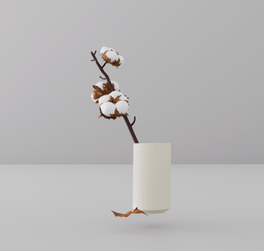 植物摆件su模型