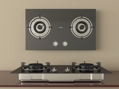 现代燃气灶su模型