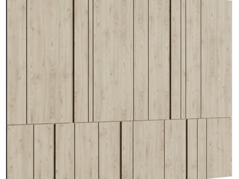 木饰面护墙板 装饰墙板 木质护墙板 墙饰板su模型