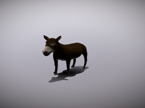 驴子3D模型su模型