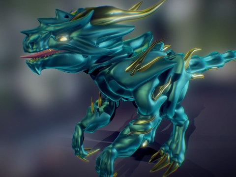 恐龙飞龙模型su模型