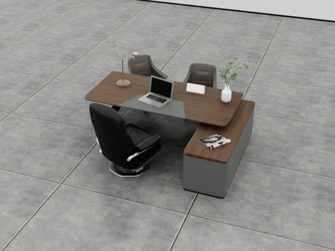 办公桌椅su模型
