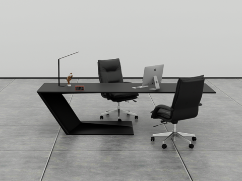 办公桌椅su模型