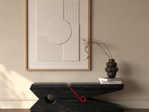 意式长凳 Riva 1920 夹子凳 摆件 边饰家具 实木su模型