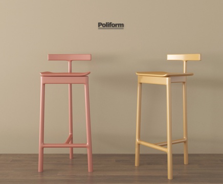 现代吧椅 吧凳 高凳su模型