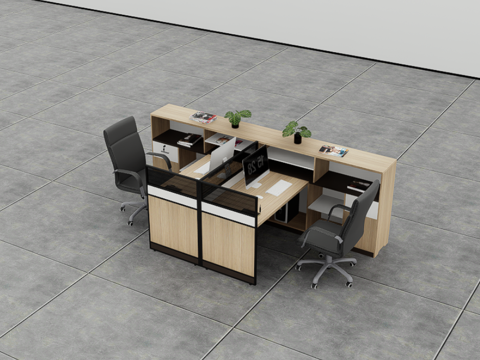 办公桌椅su模型