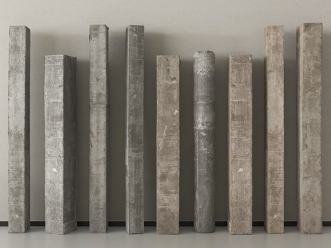 现代水泥柱子 混凝土柱子su模型