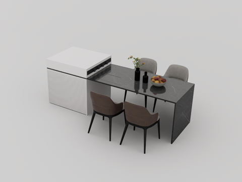 餐桌椅su模型