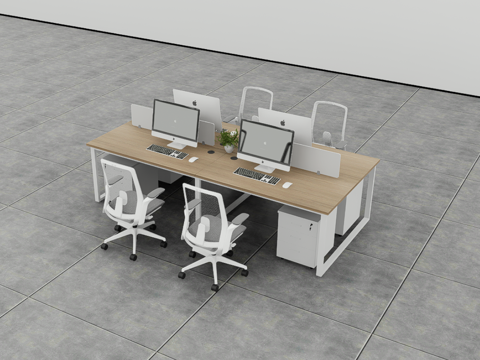 办公桌椅su模型