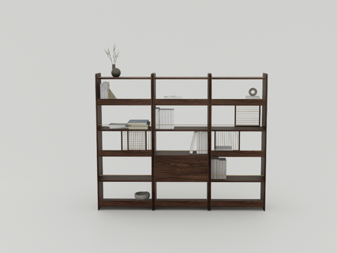 博古架su模型