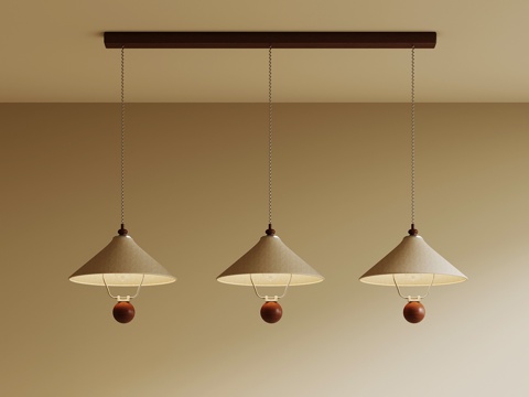 法式中古吊灯 餐厅吊灯 多头吊灯su模型