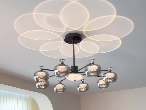 现代吊灯 装饰灯su模型