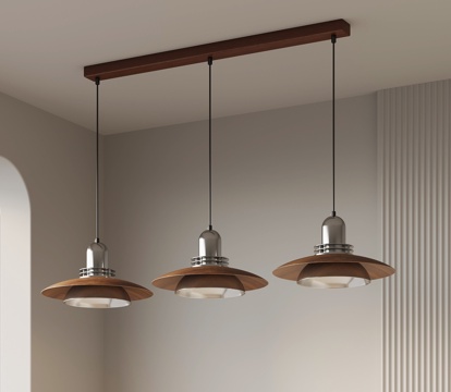 法式中古餐厅吊灯 多头吊灯su模型