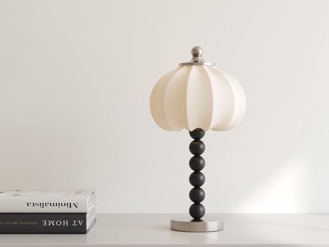  侘寂中古台灯3d模型 