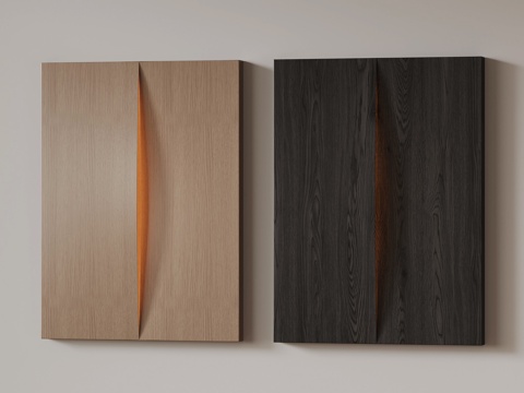 现代意式墙饰su模型