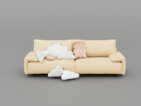 休闲沙发su模型