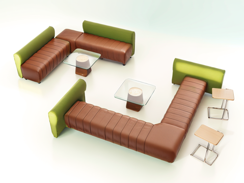 港口长凳su模型