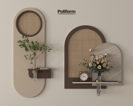 中古挂件 墙饰 立体墙饰 摆件su模型