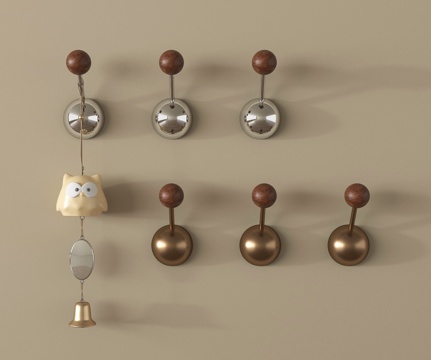 中古挂钩 挂衣钩 衣挂su模型